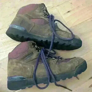 Vintage Merrell Monarch air cushion hiking boots purple brown size 8 women’s